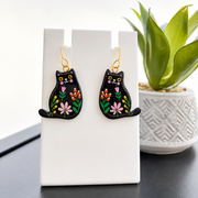 Cute Black Cat Earrings