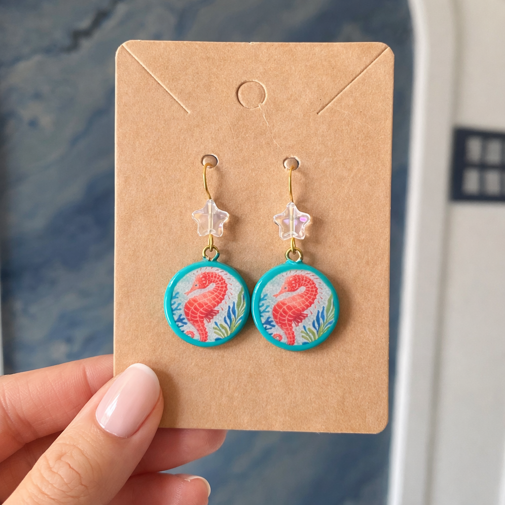 Seahorse Tide Earrings