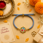 Blue Blossom Rakhi 🌸⭐ for Raksha Bandhan.