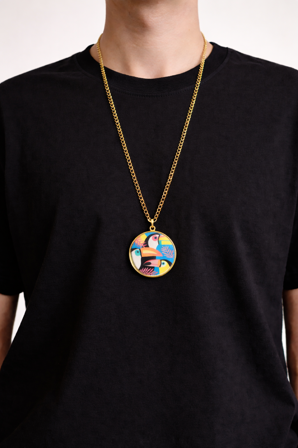 Toucan Tulip Unisex Neck chain - Quirky Jewellery