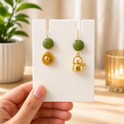 Tea Time Tales Earrings (Mismatch)