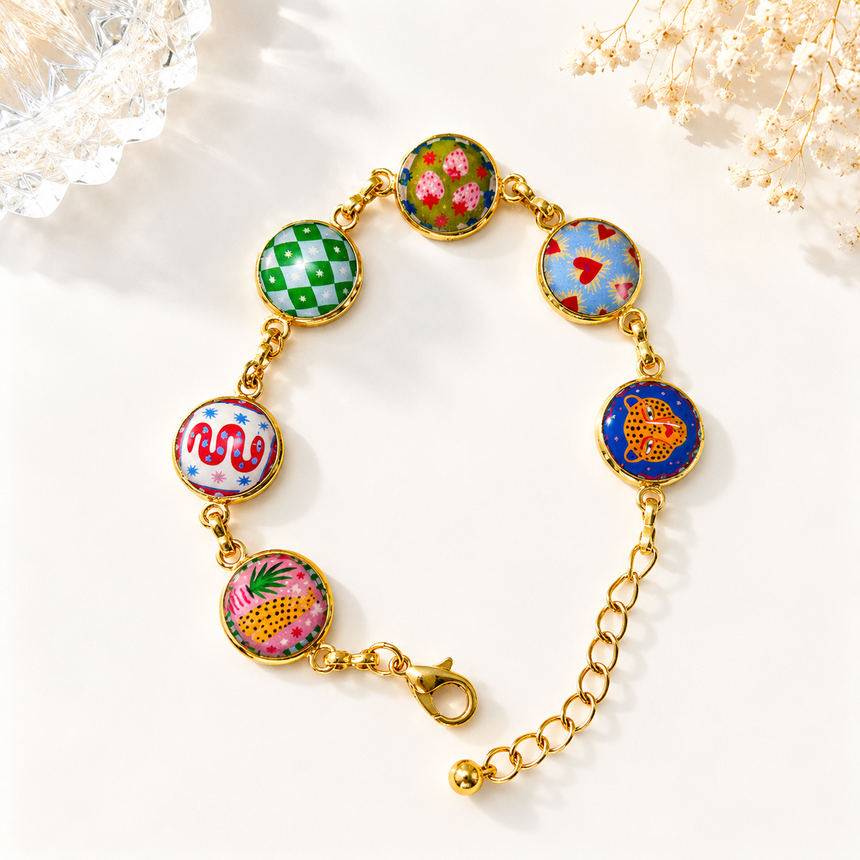 Muse Charm Bracelet (Anti Tarnish).