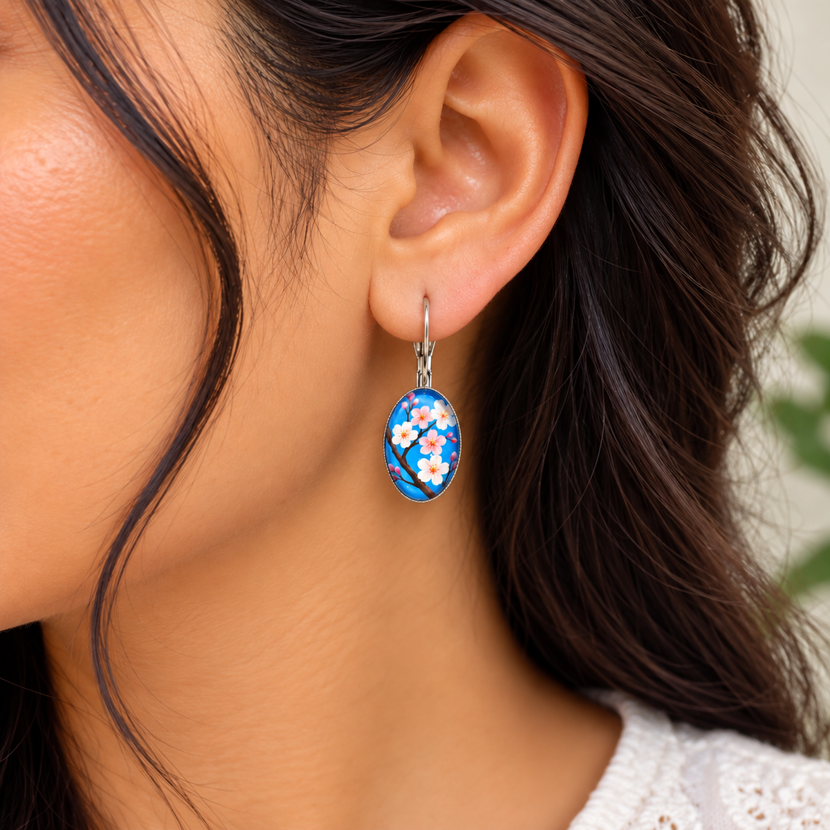 Classy Cherry Blossom Earring