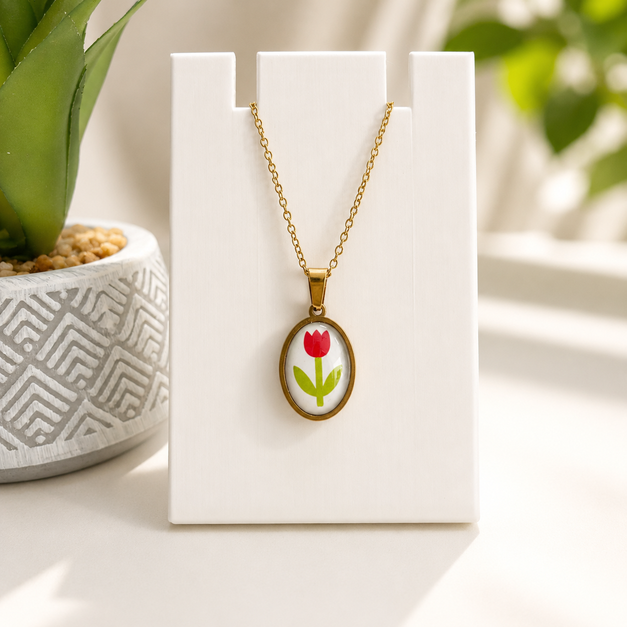Classic Tulip Golden Chain - 45cms (Anti Tarnish) (Copy).