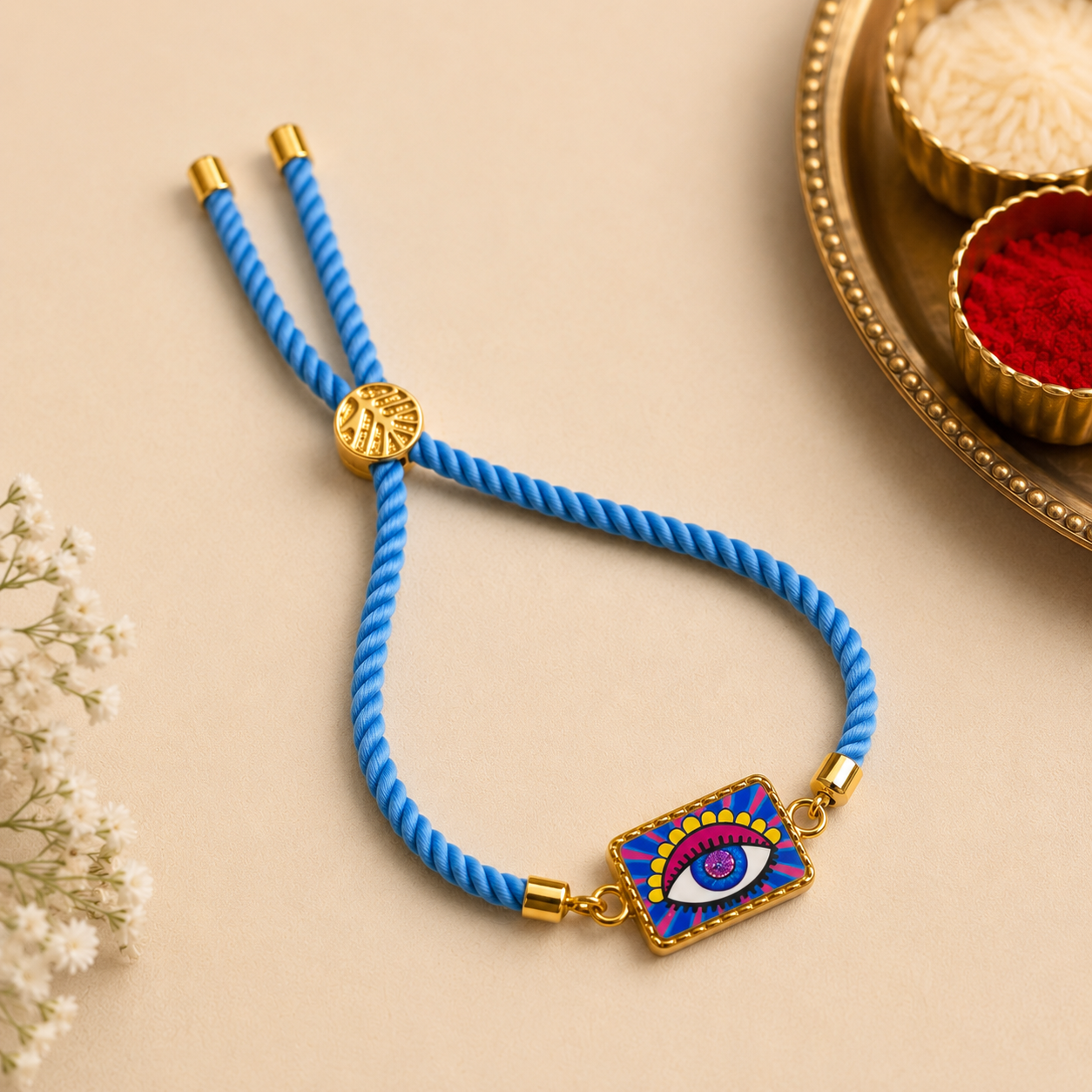 Nazar Pop Rakhi 🧿💙 for Raksha Bandhan (Copy).