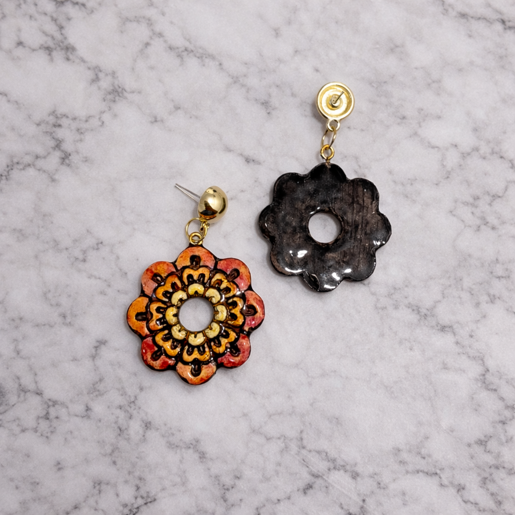 Sunrise Flower Earring - Quirky Jewellery