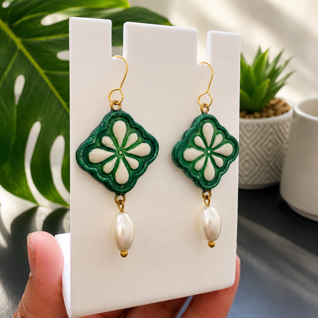 Emerald Blossom Drops