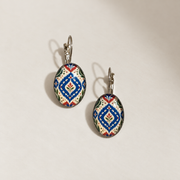 Delicate Folk Tile Earring