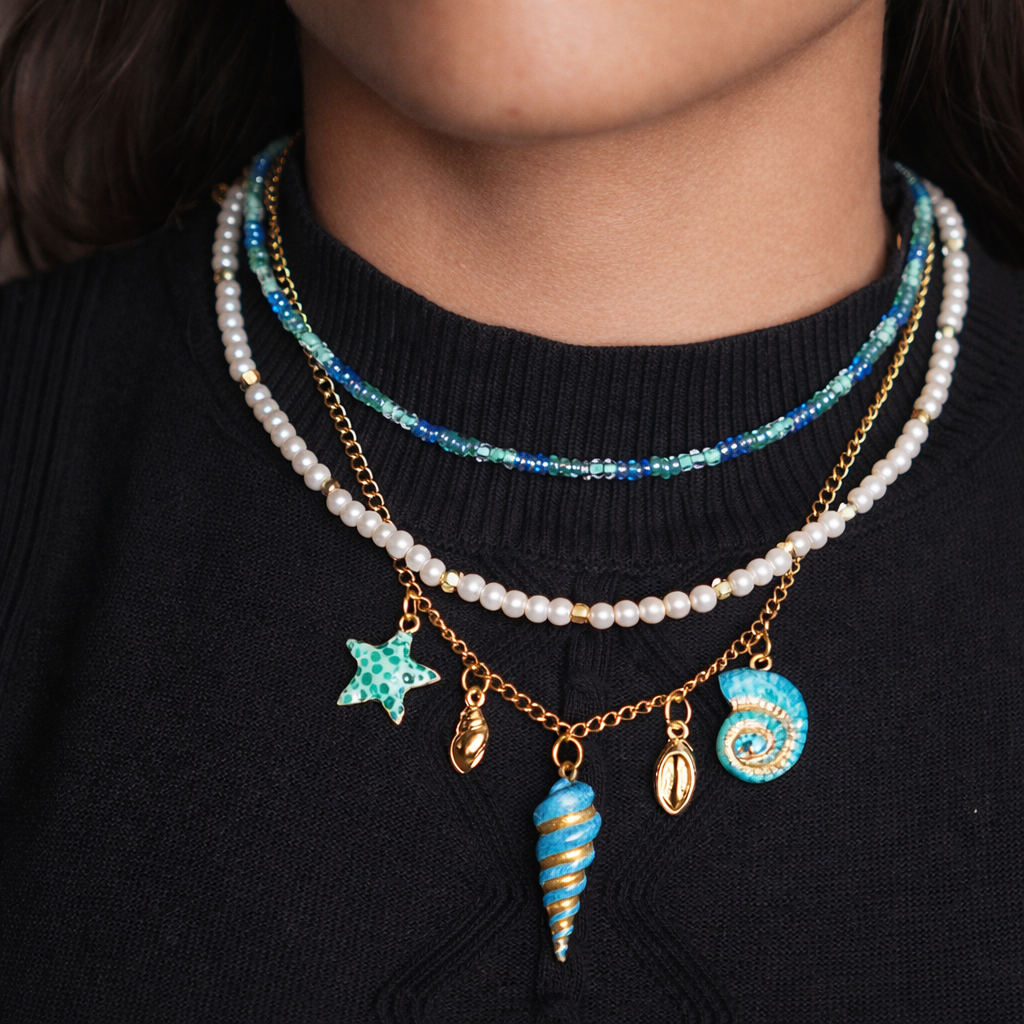 Ocean Treasure Layered Necklace Set
