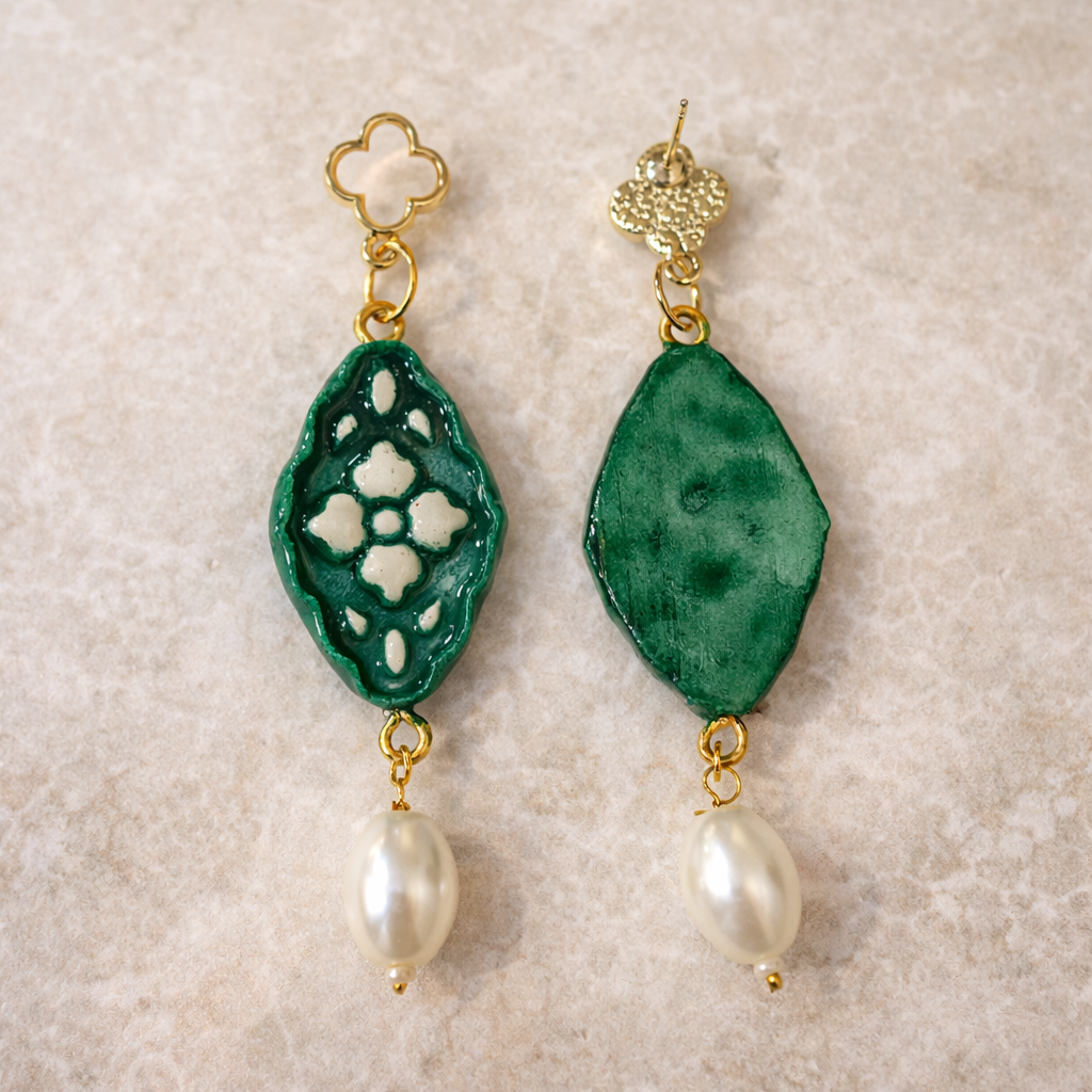 Hirva Phool Earrings - Quirky Jewellery