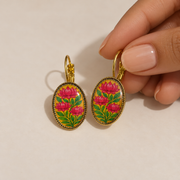 Lotus Gold Earring