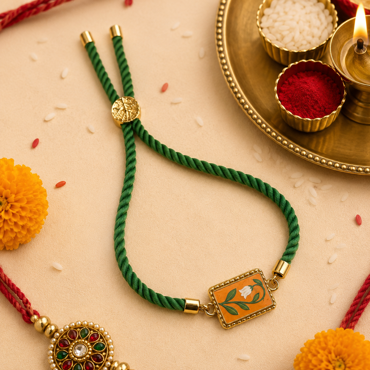 Gulbahar Rakhi 🌿✨for Raksha Bandhan (Copy).