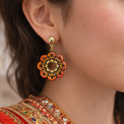 Sunrise Flower Earring - Quirky Jewellery