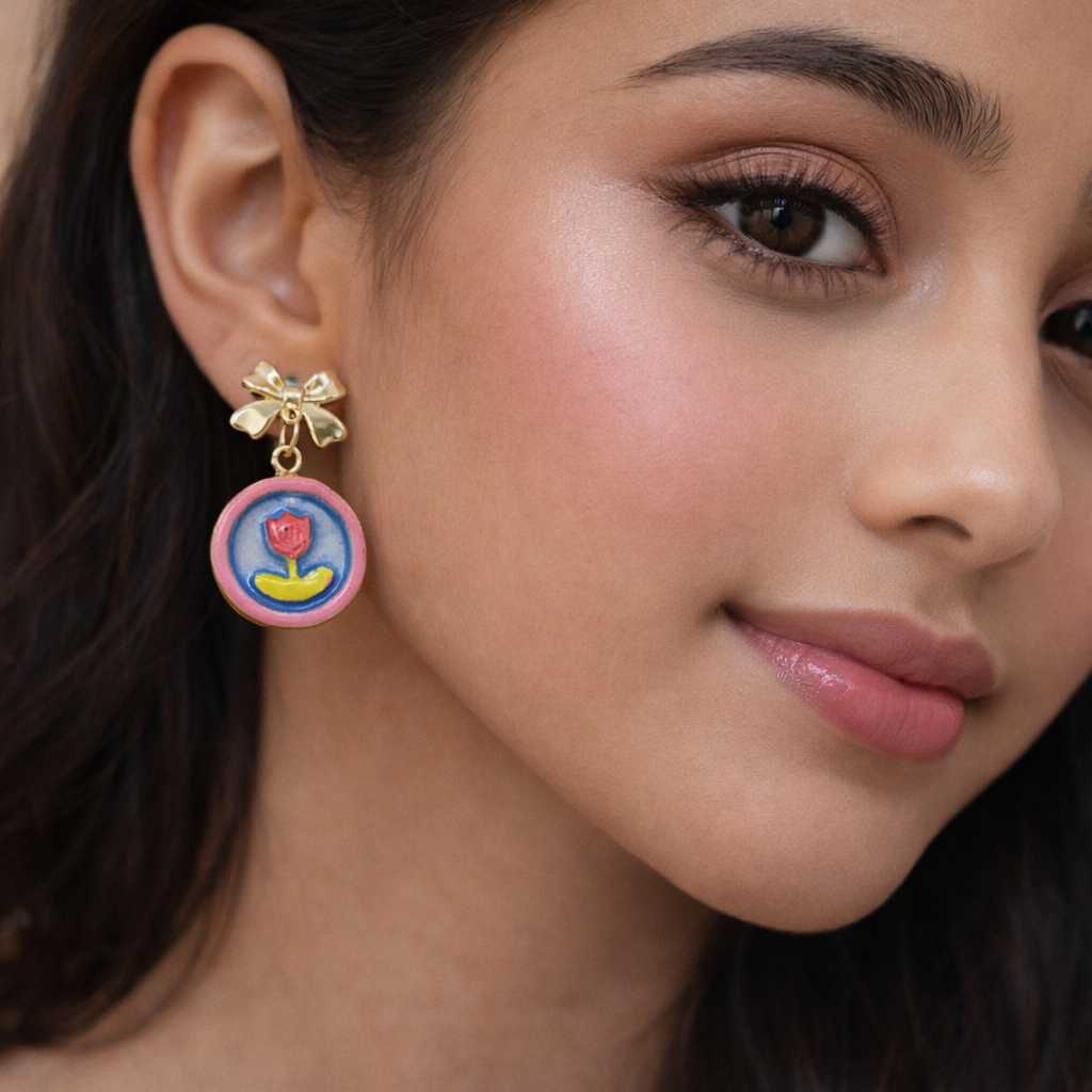 Tulip Forever Drop Earrings - Quirky Jewellery