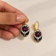 Classic Foral Gold Earring