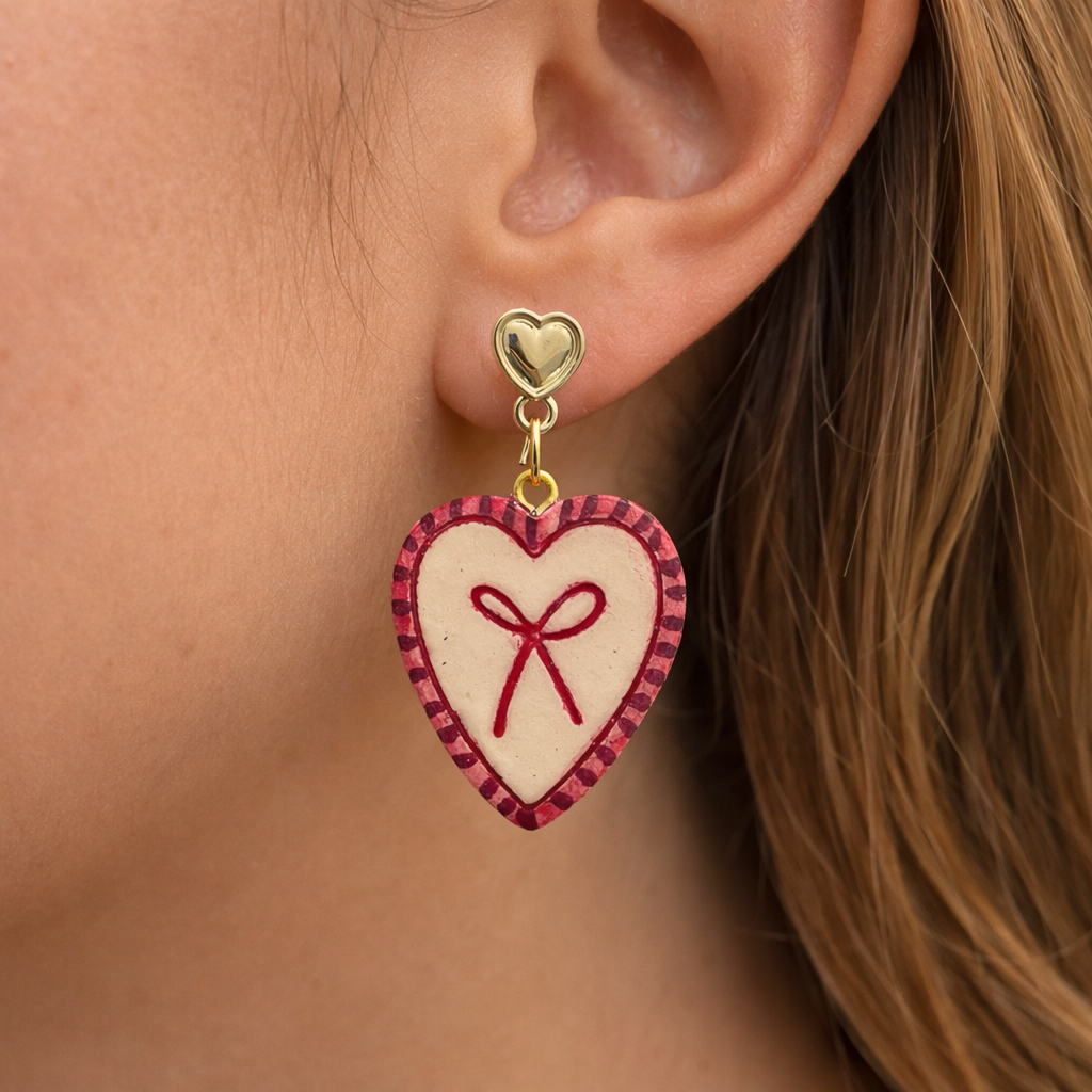 Tied with Love Earrings - Quirky Jewellery
