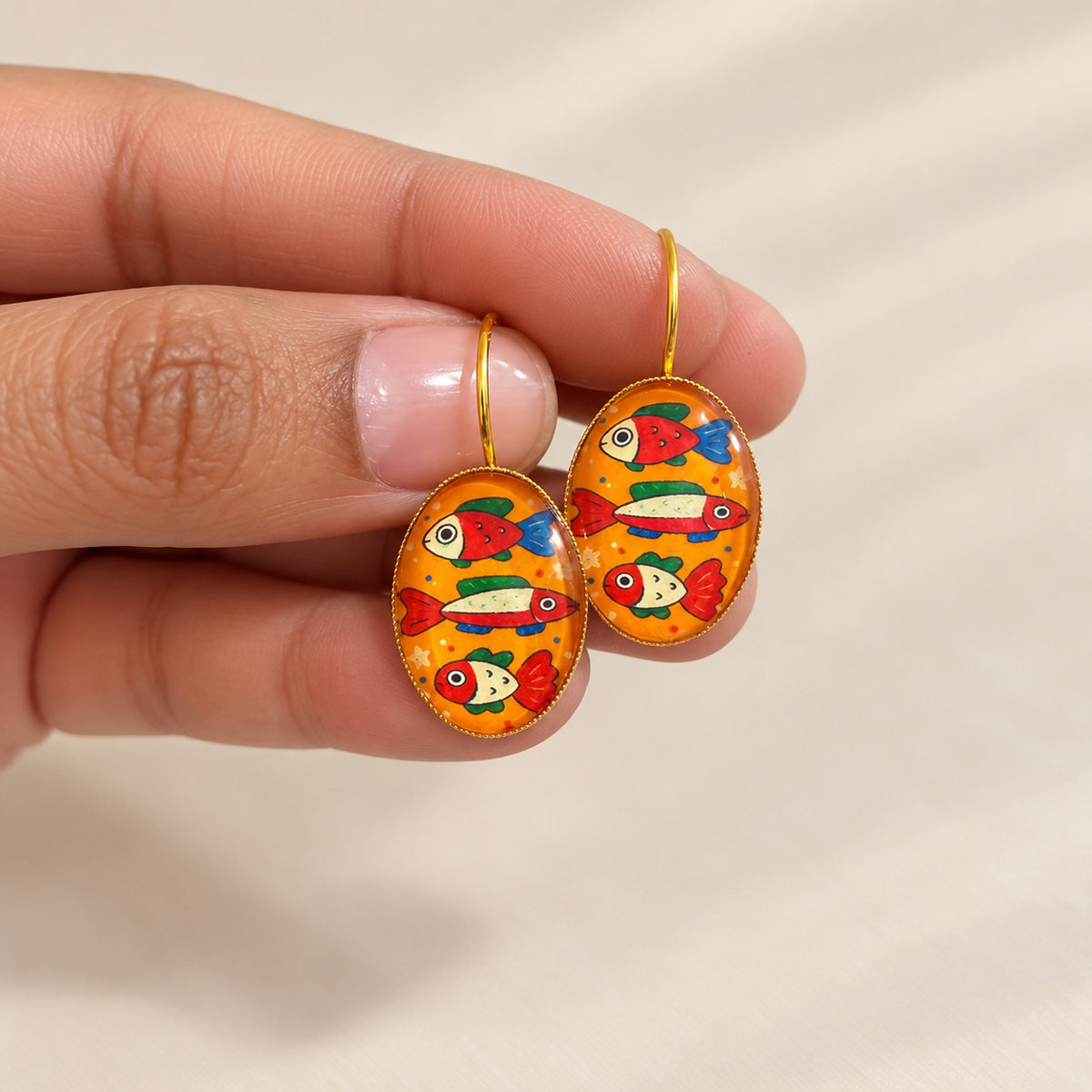 Colourful Fish Earrings