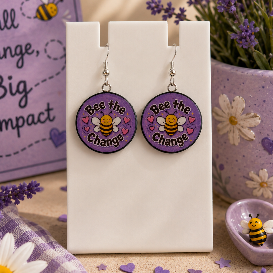 Bee the change Quirky Earring