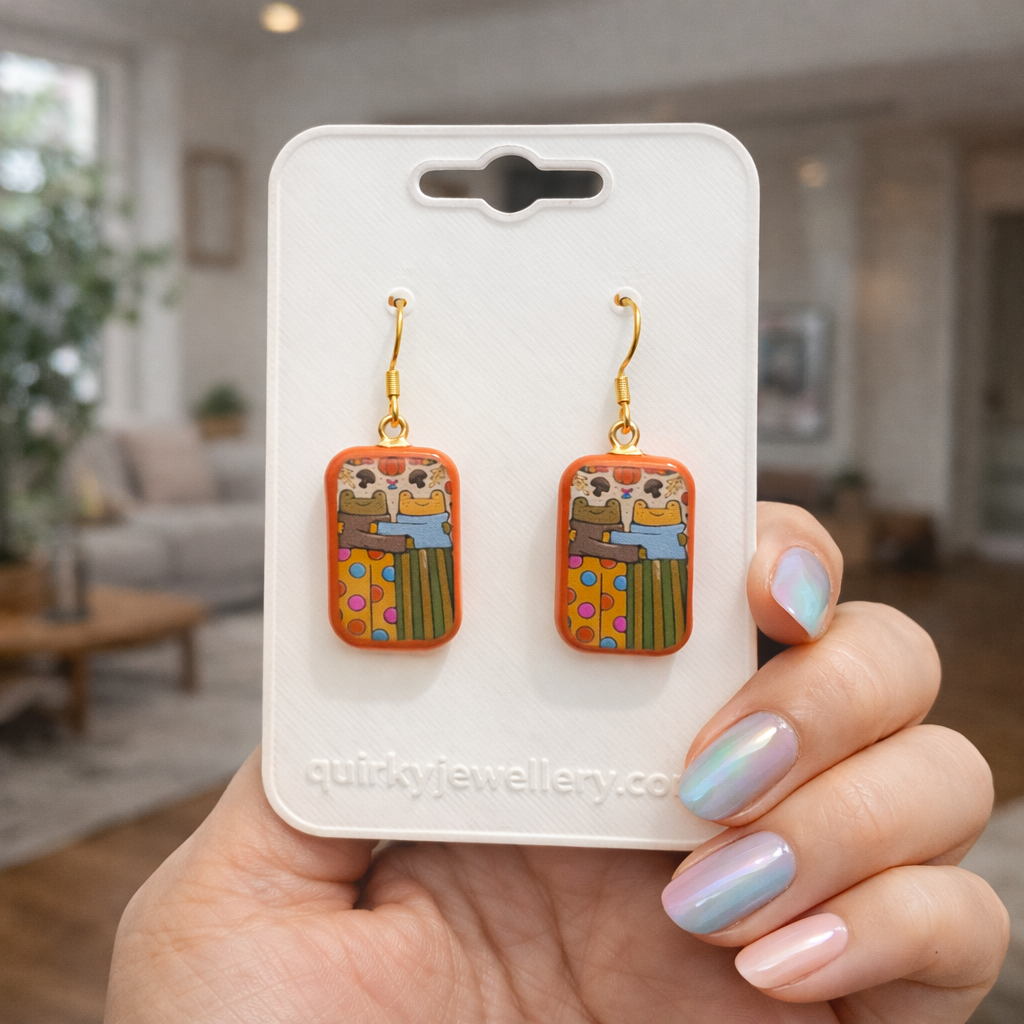 BFF Hugs Dangle Earring - Quirky Jewellery