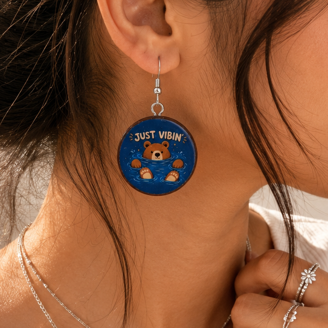 Just Chilling Quirky Earring.
