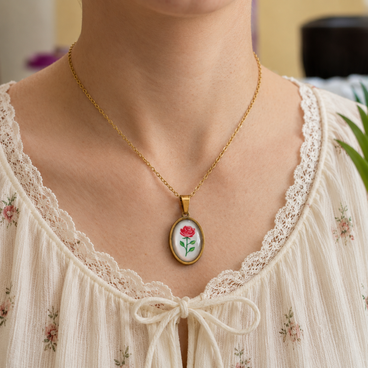 Classic Rose Golden Chain - 45cms (Anti Tarnish)