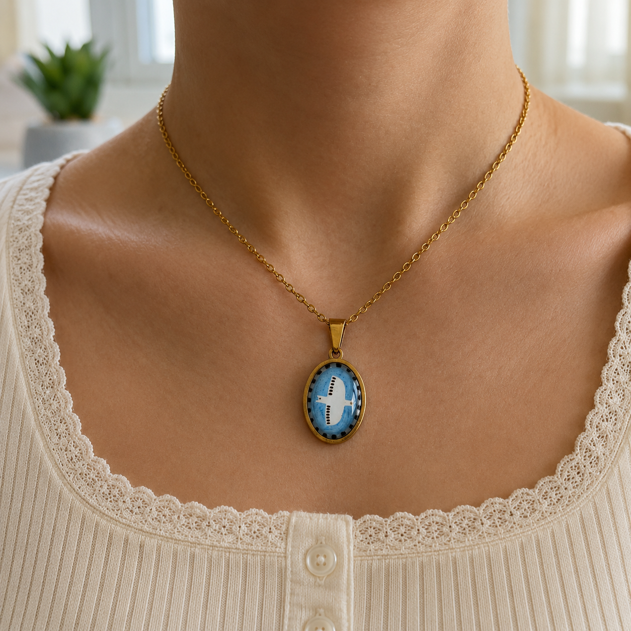 Bloom Bird Boho Golden Chain - 45cms (Anti Tarnish) (Copy).