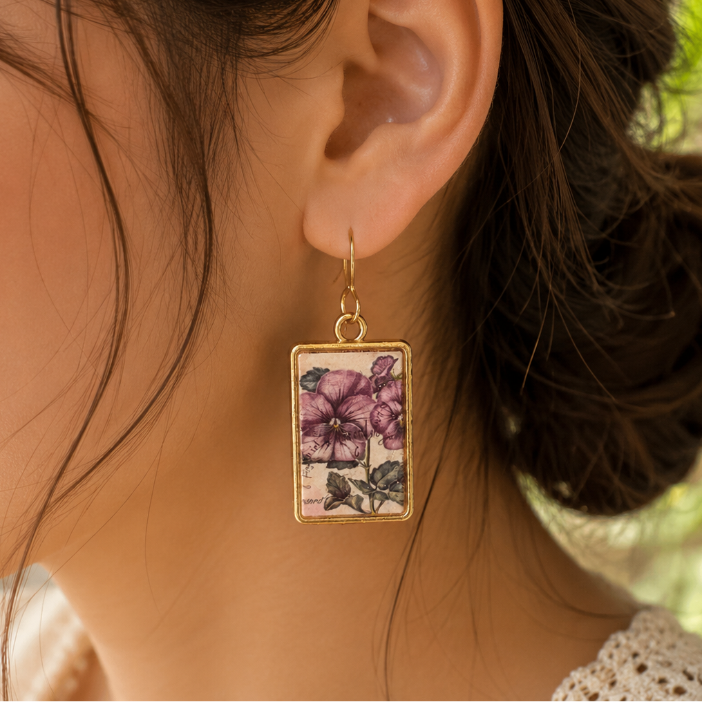 Fern & Feather Earrings