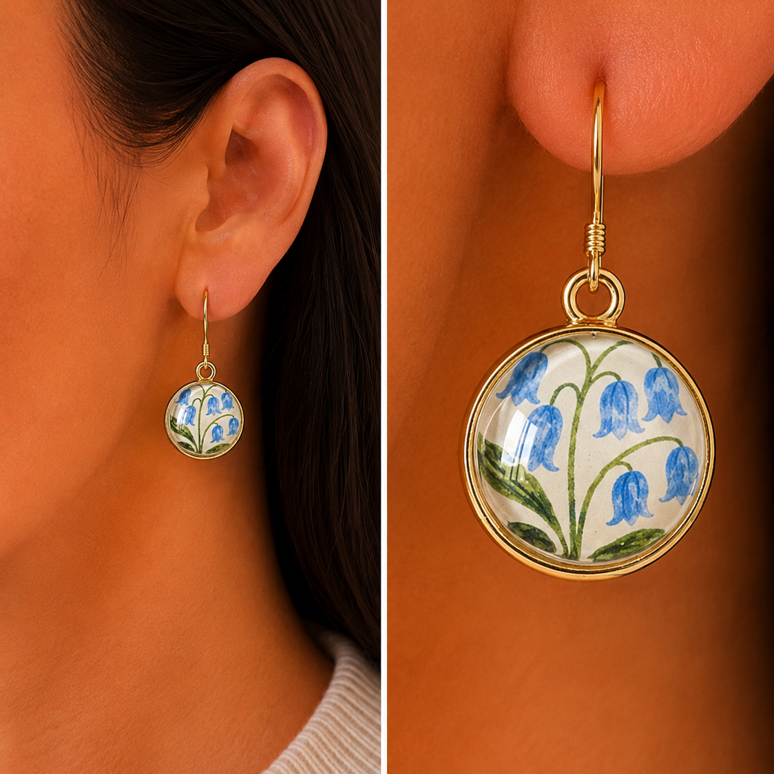 Bluebell Bloom Earrings.