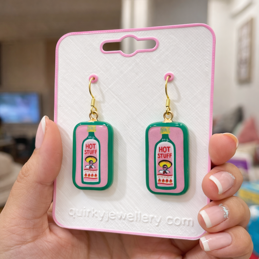 Hot Spicy Stuff Dangle Earring - Quirky Jewellery