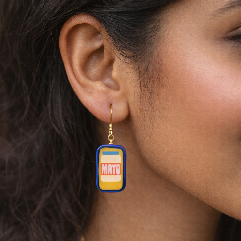 Mayo Dangle Quirky Earring - Quirky Jewellery