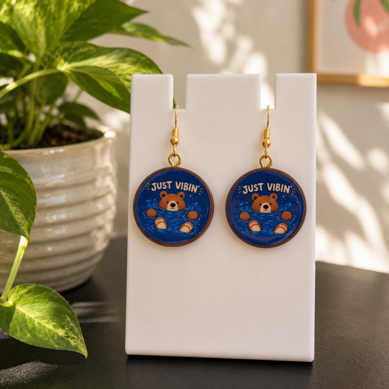 Just Chilling Quirky Earring.