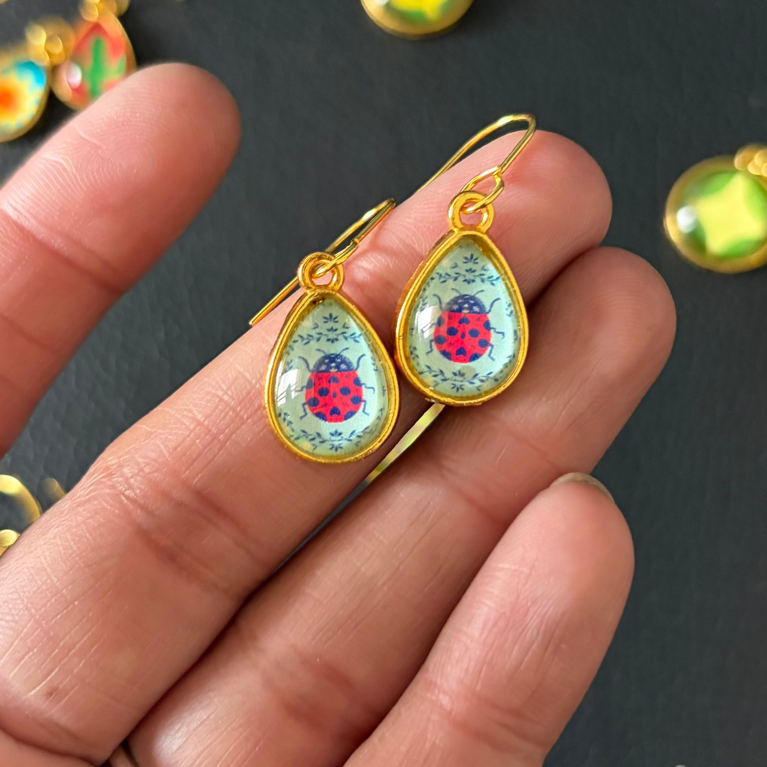 Lucky Ladybug Earrings