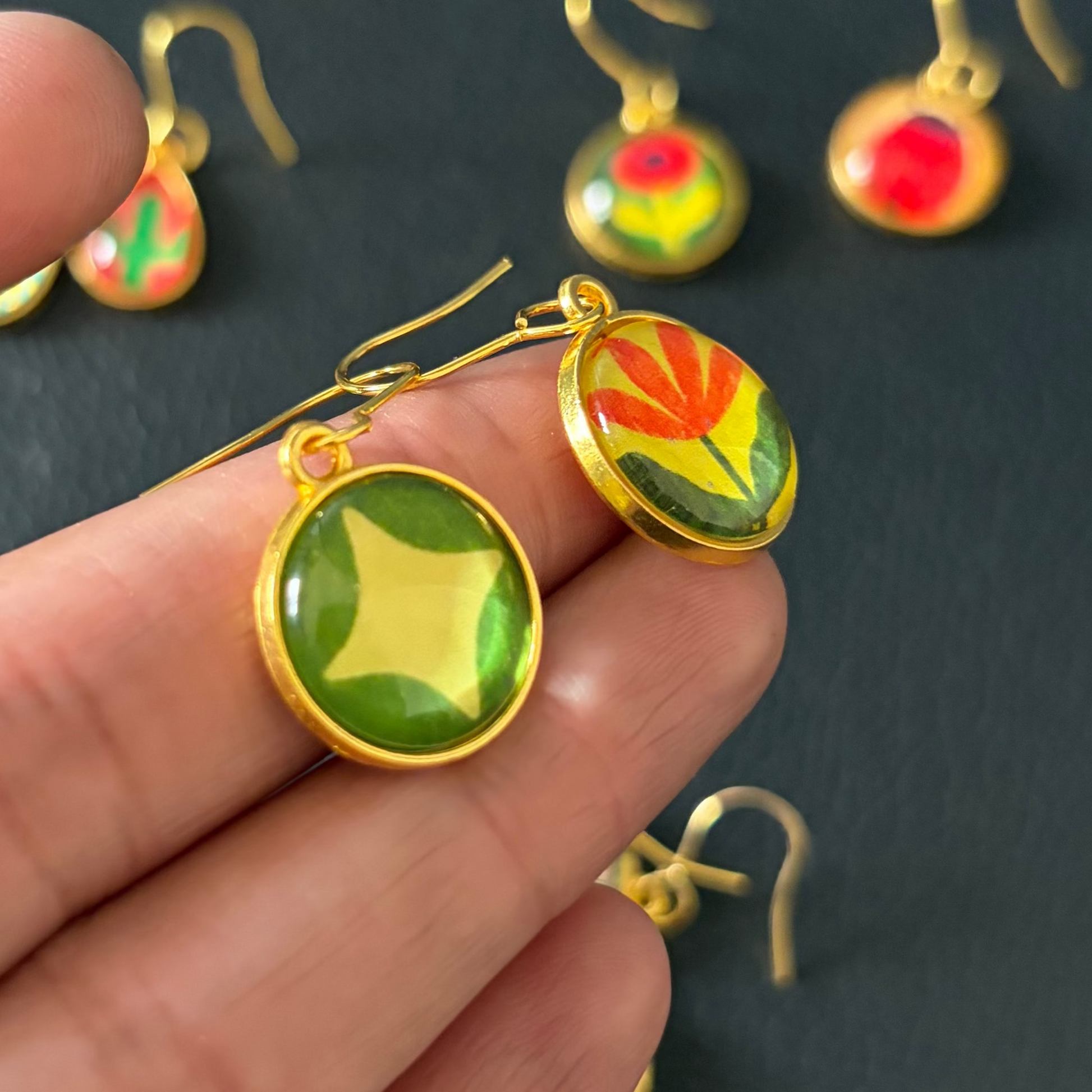 Sunshine Bloom Earrings (Mismatch).