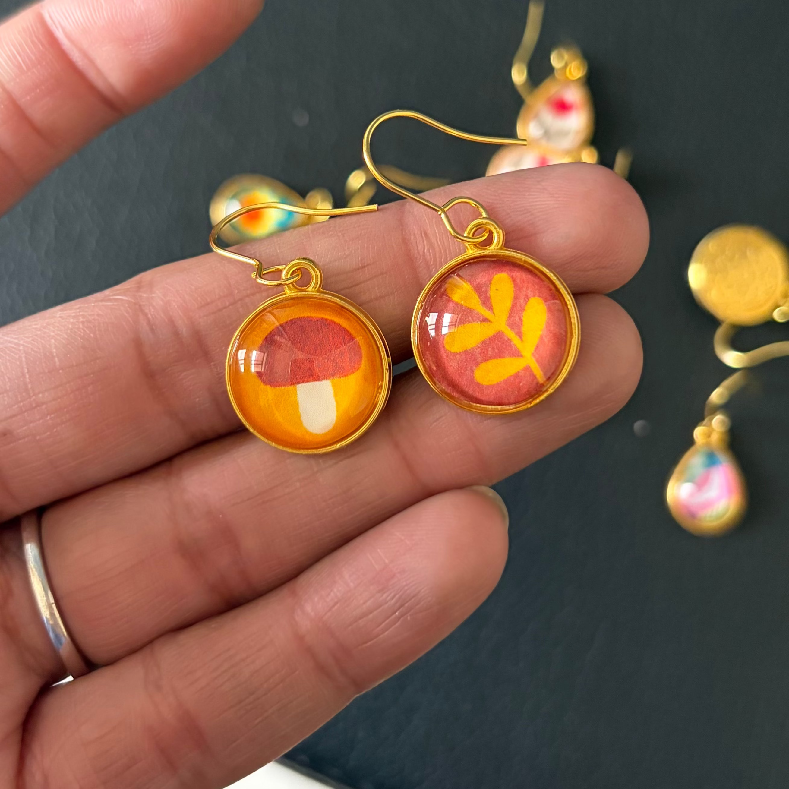Forest Folk Earrings (Mismatch).