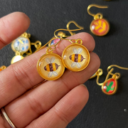 Tiny Bumble Earrings.
