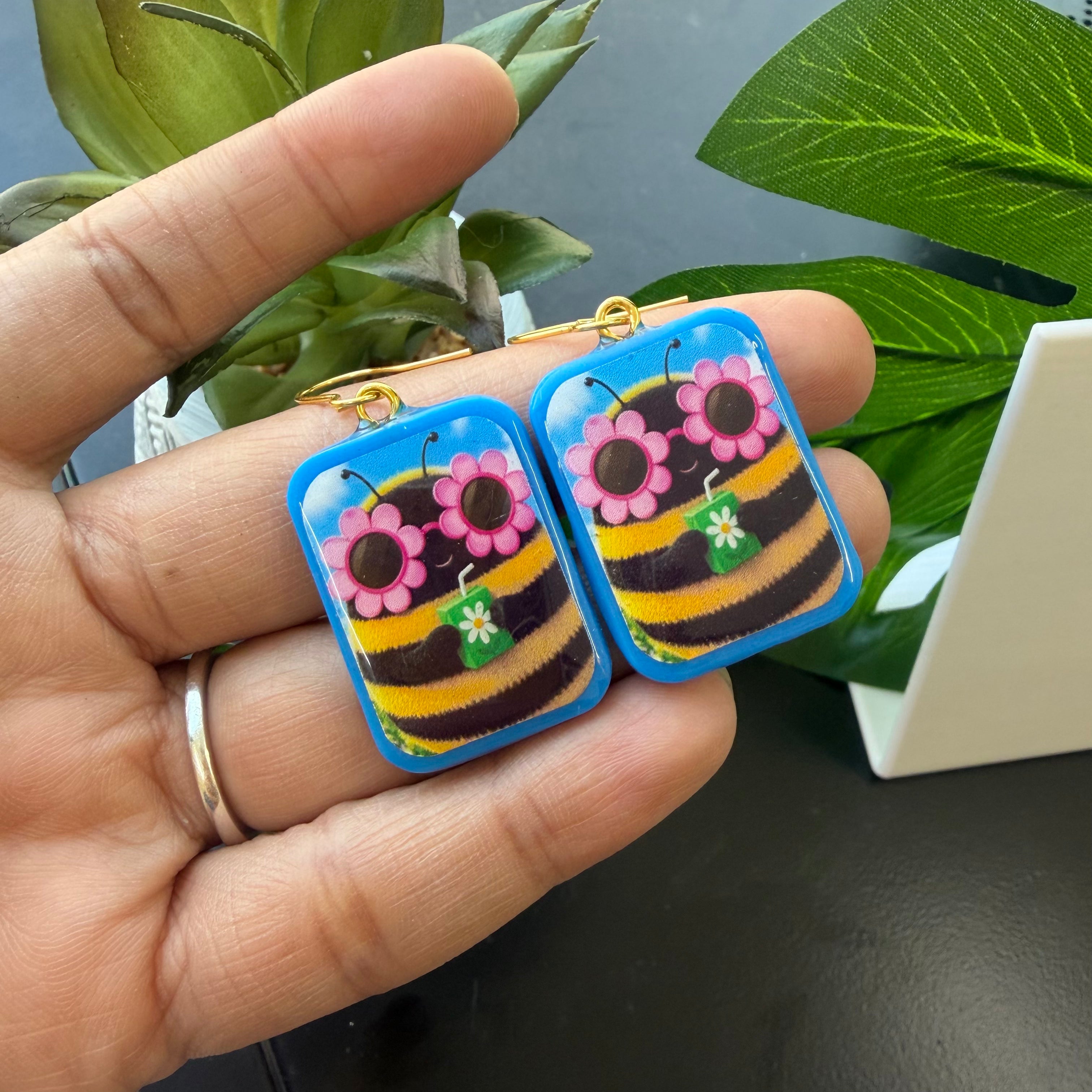 Bee Sippin' Sunshine Earrings.