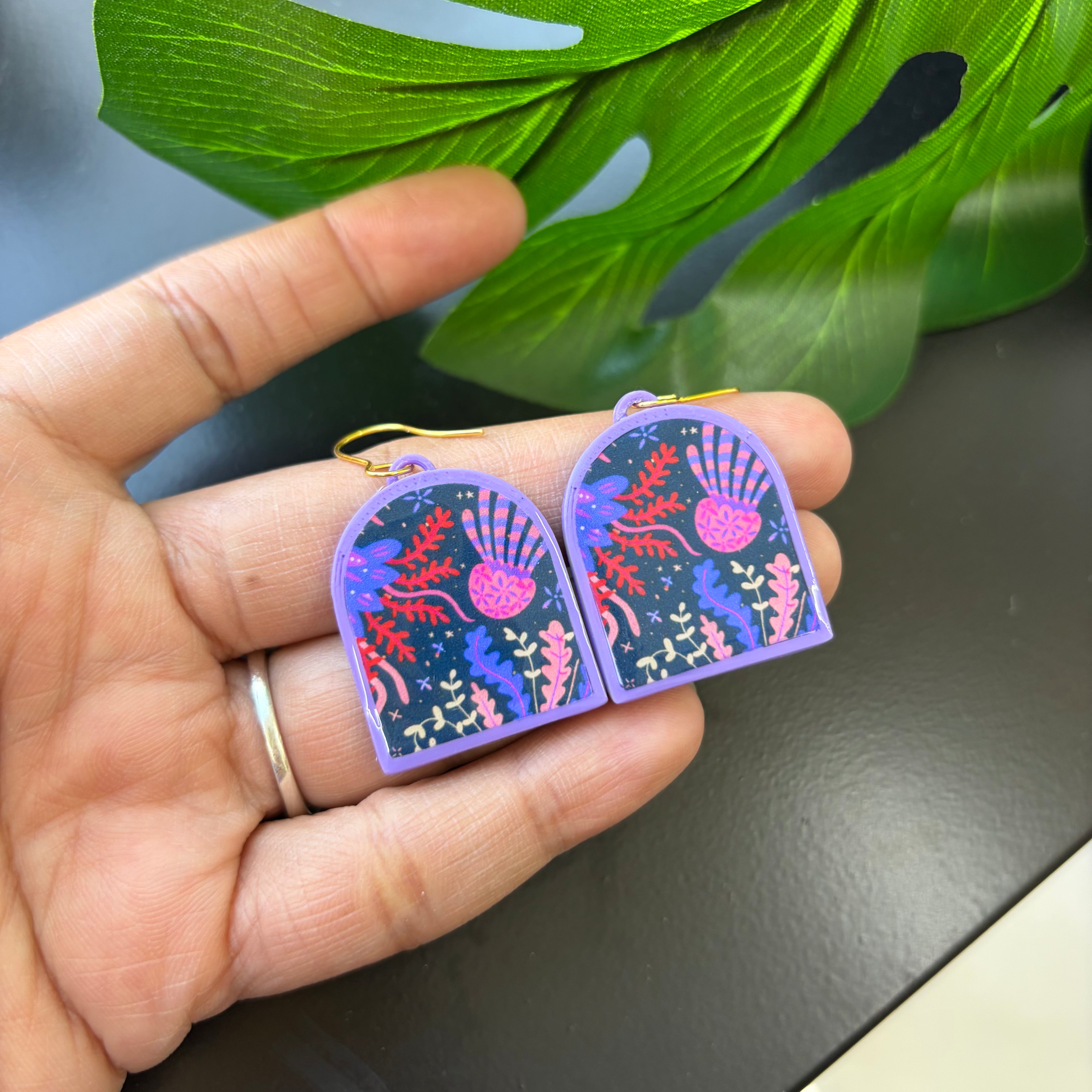 Midnight Reef Earrings.