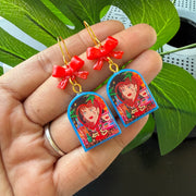 Heart Mirror Earrings