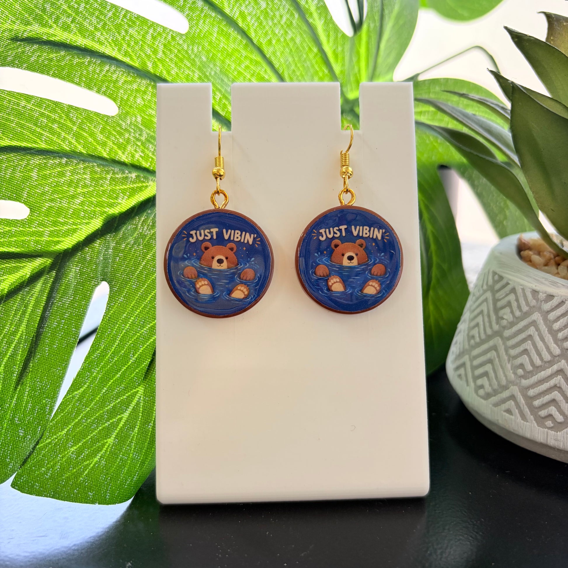 Just Chilling Quirky Earring.