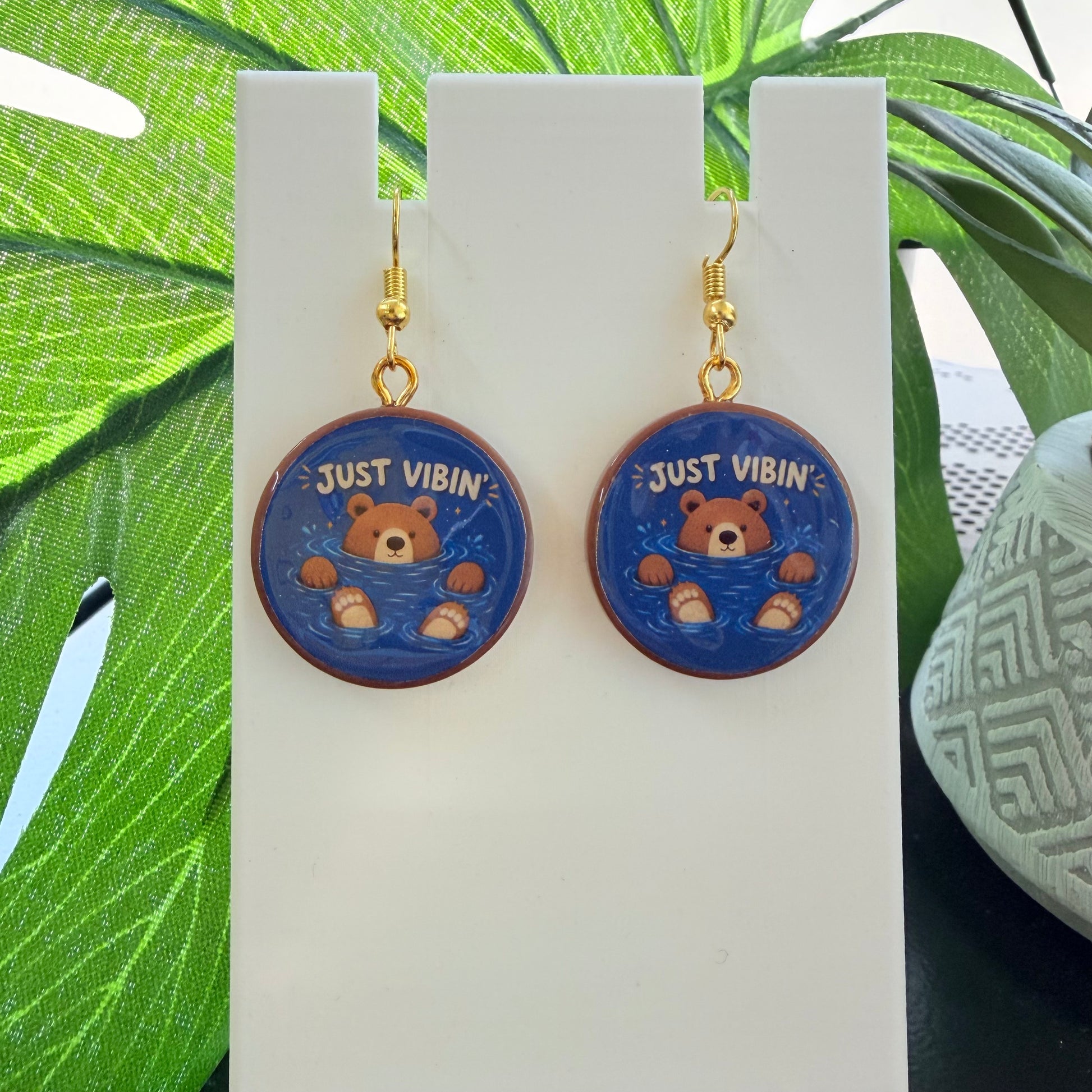 Just Chilling Quirky Earring.