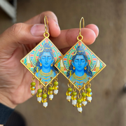Shiv Serenity Beaded Statement Earrings