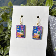 Tropical Art Earrings