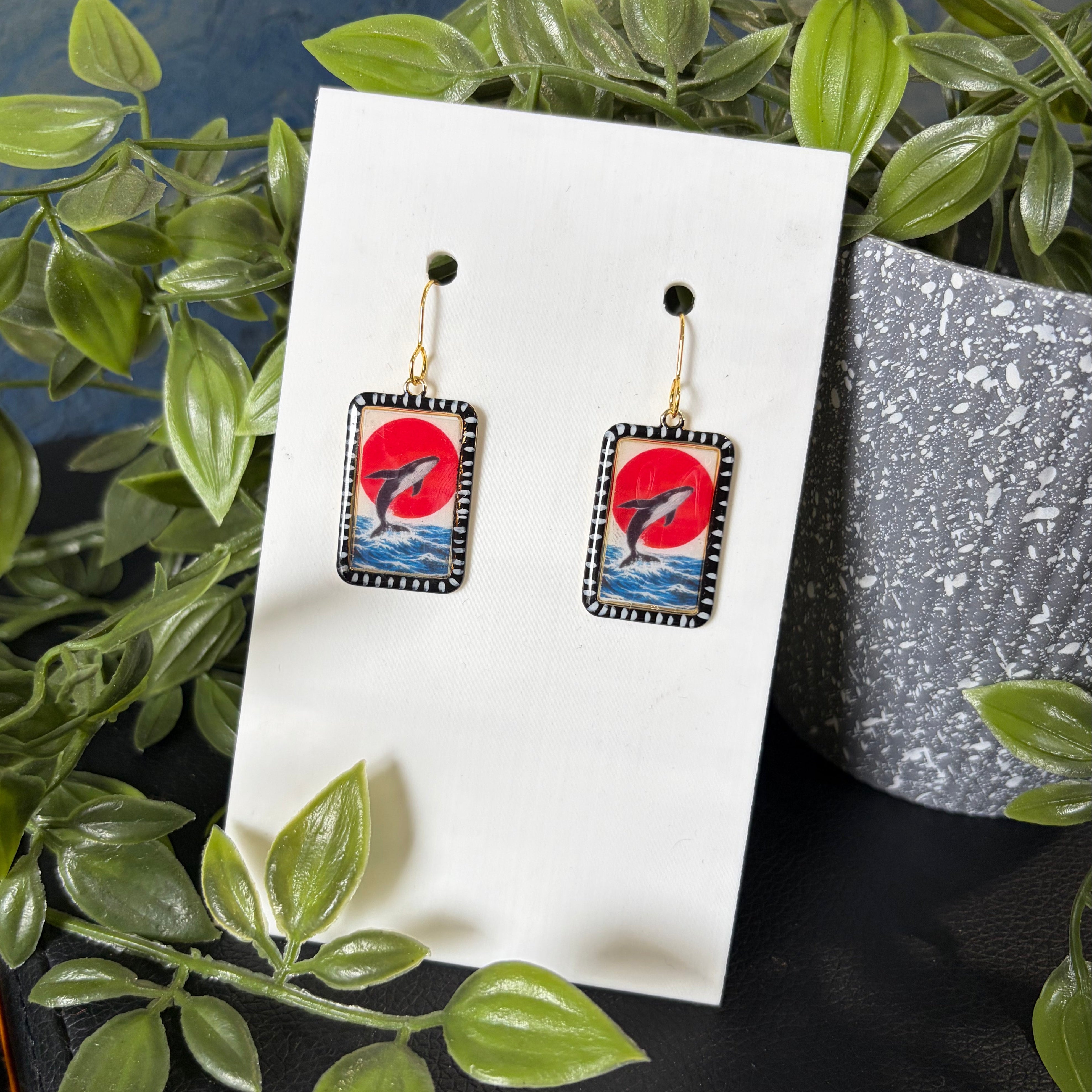 Ocean Art Earrings