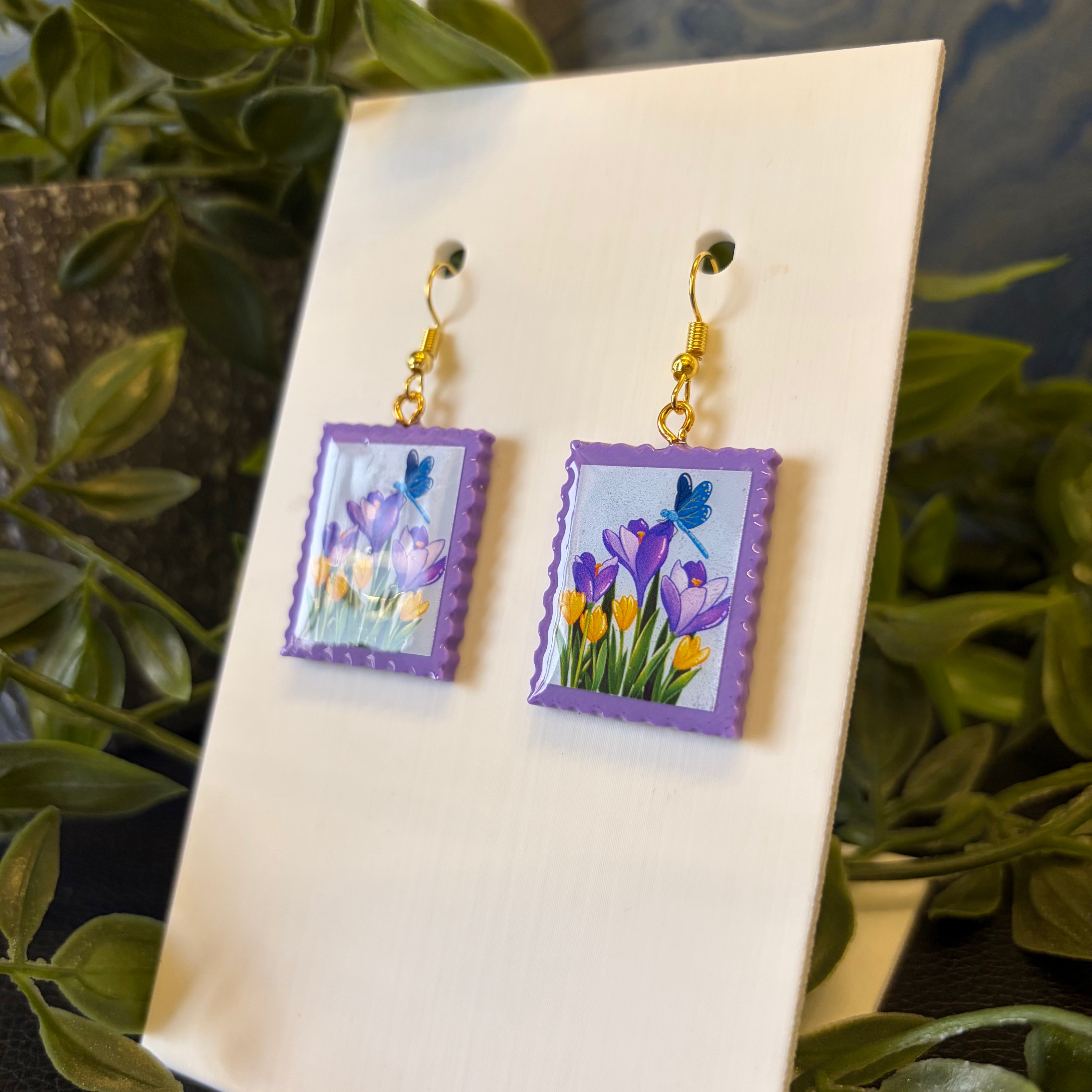 Lavender Bloom Earrings