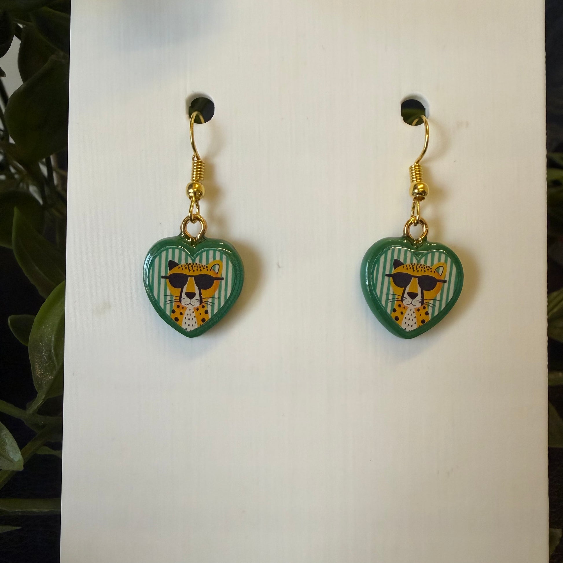 Tiny Wild Heart Leopard Drops.