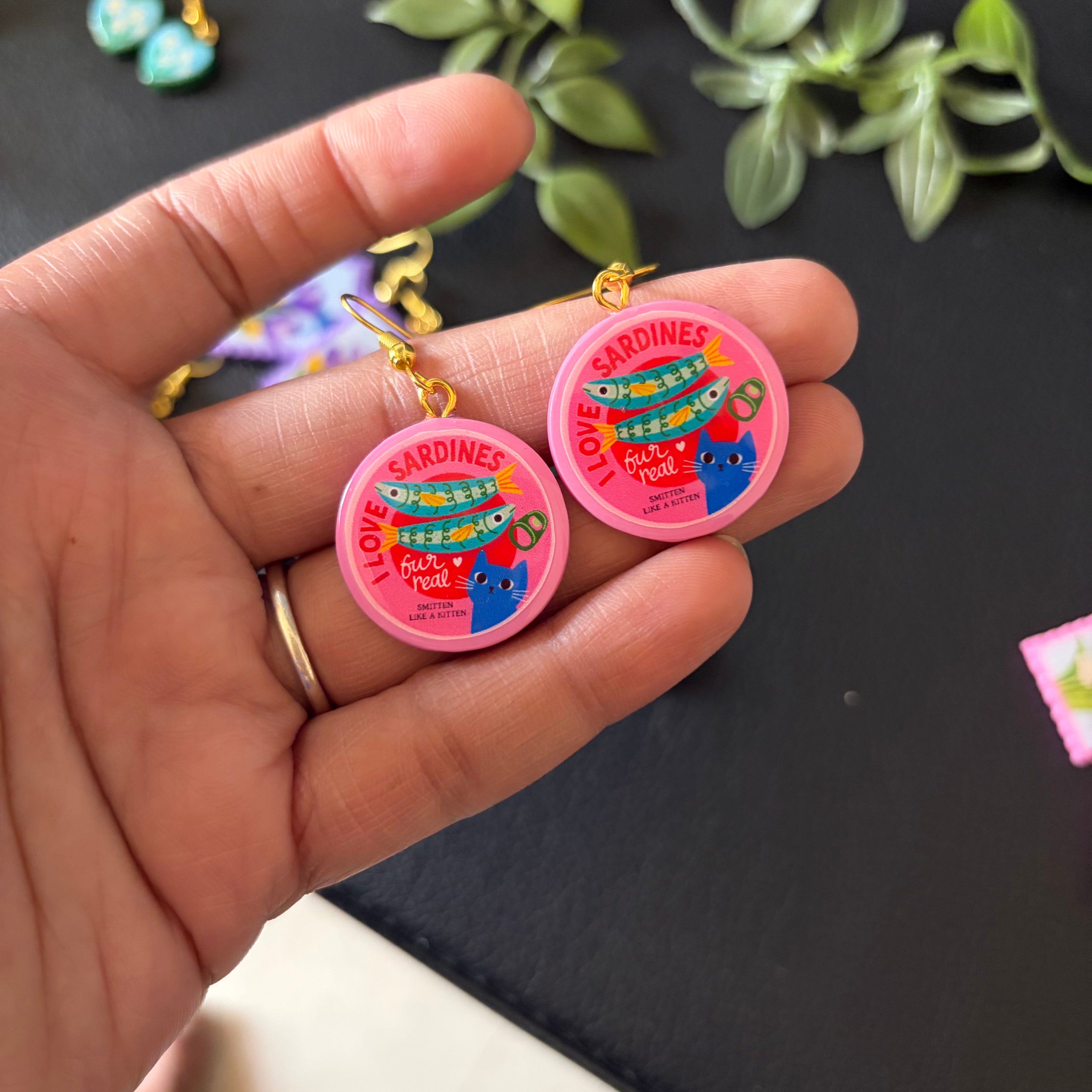 Retro Sardine Charms.