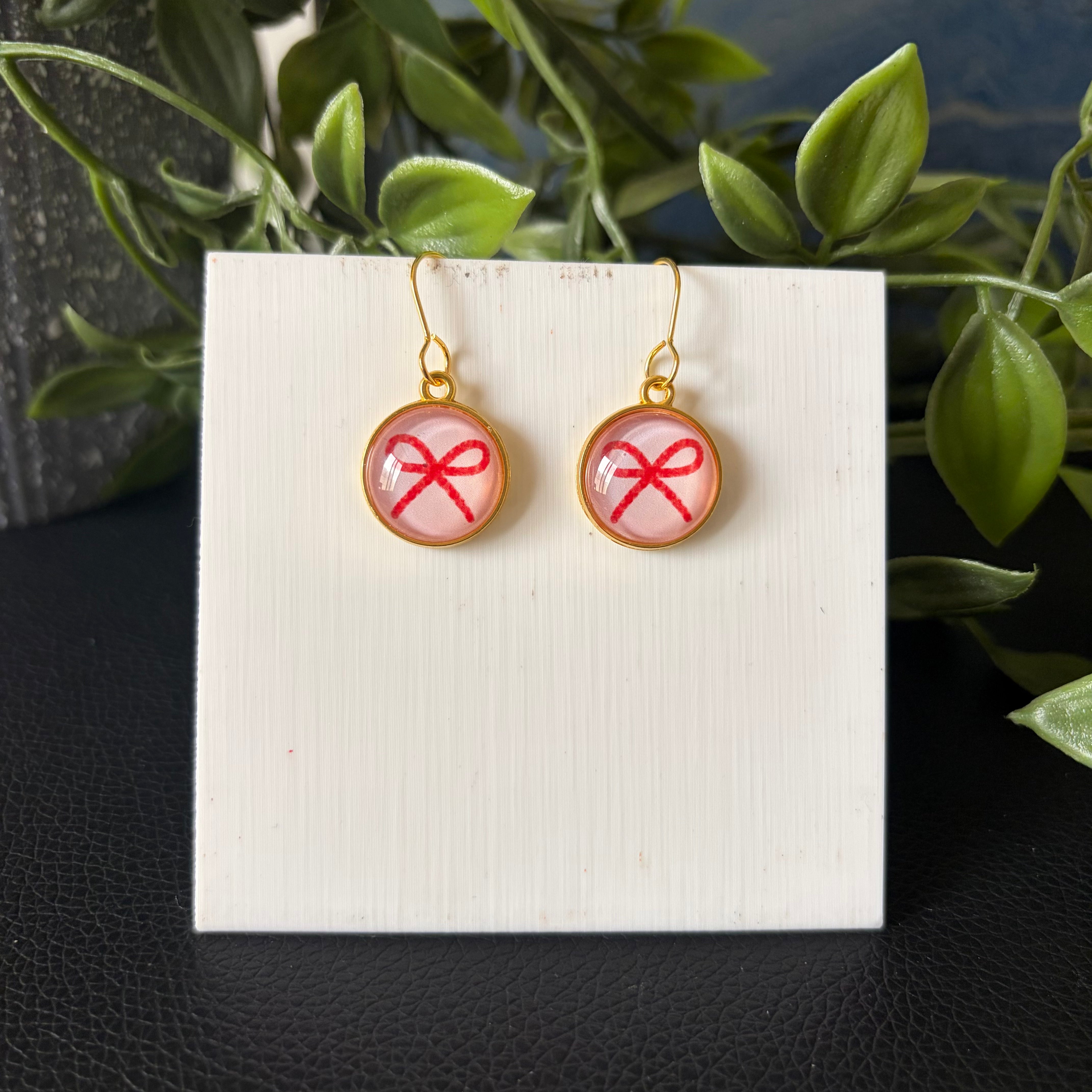 Sweetheart Bow Earrings