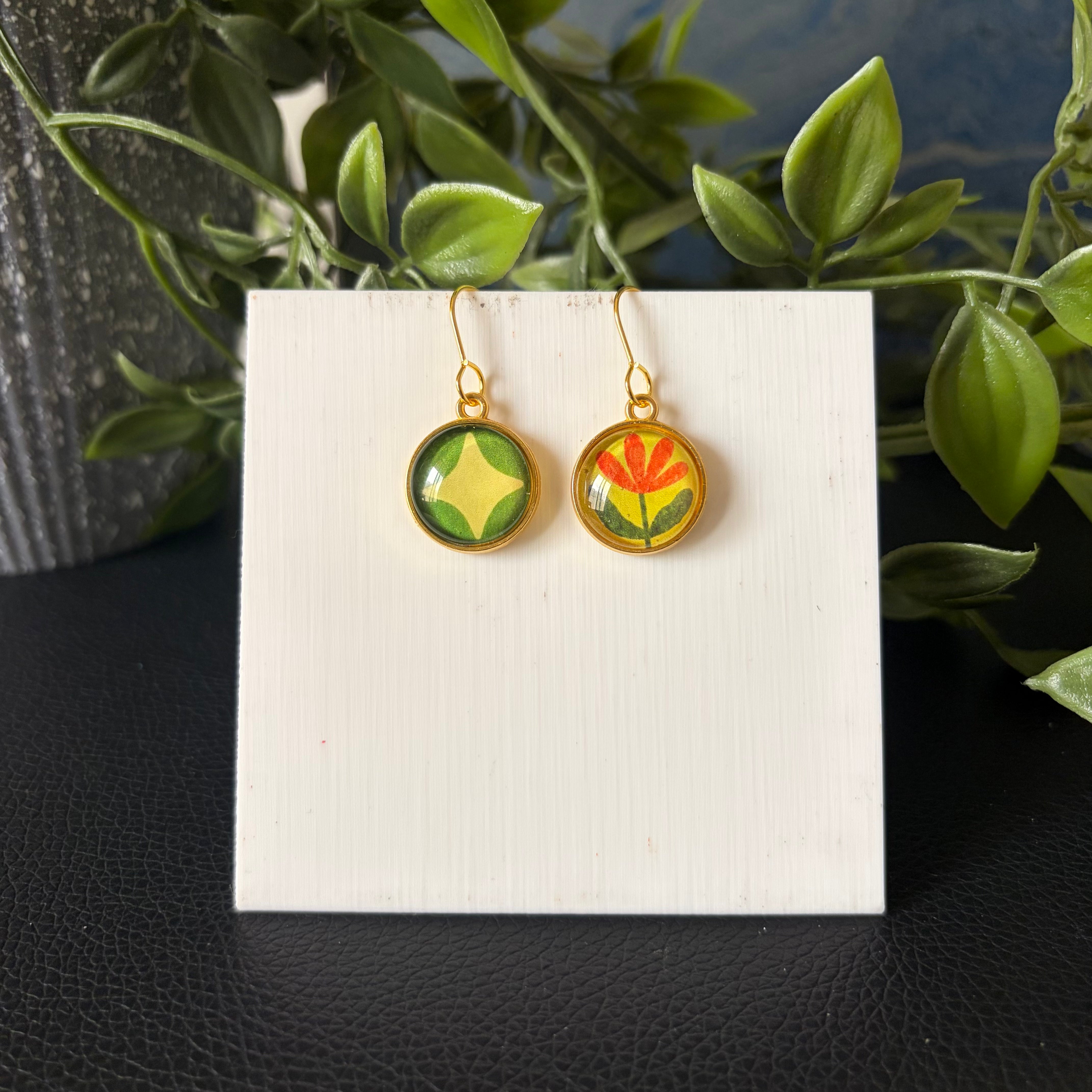 Sunshine Bloom Earrings (Mismatch).