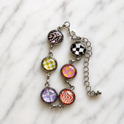Sassy Retro Charm Bracelet (Anti Tarnish)