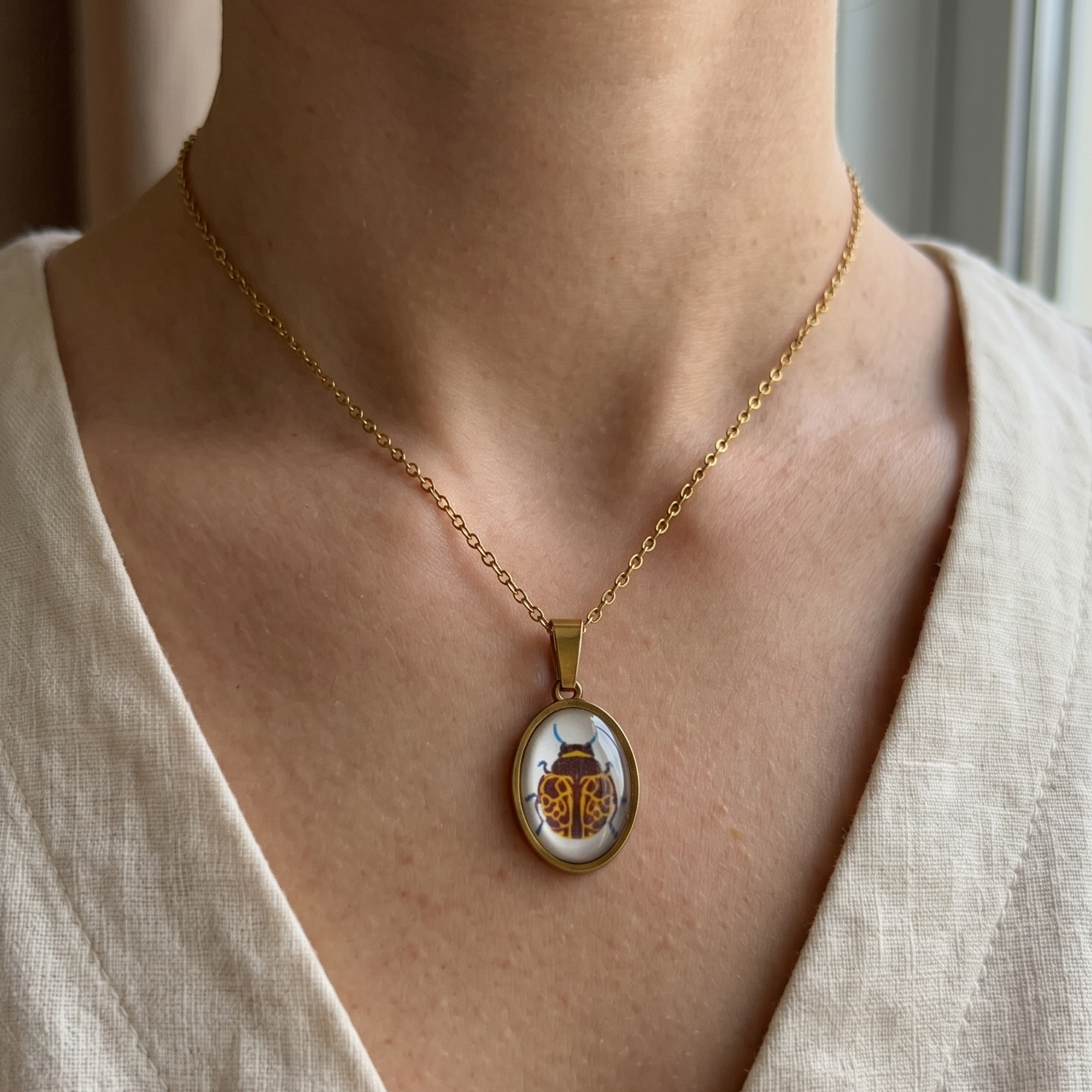 Insect Boho Golden Chain - 45cms (Anti Tarnish) (Copy).